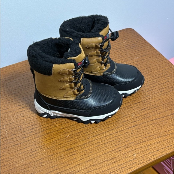 Kids Winter Boots - Black and Brown - Picture 1 of 3